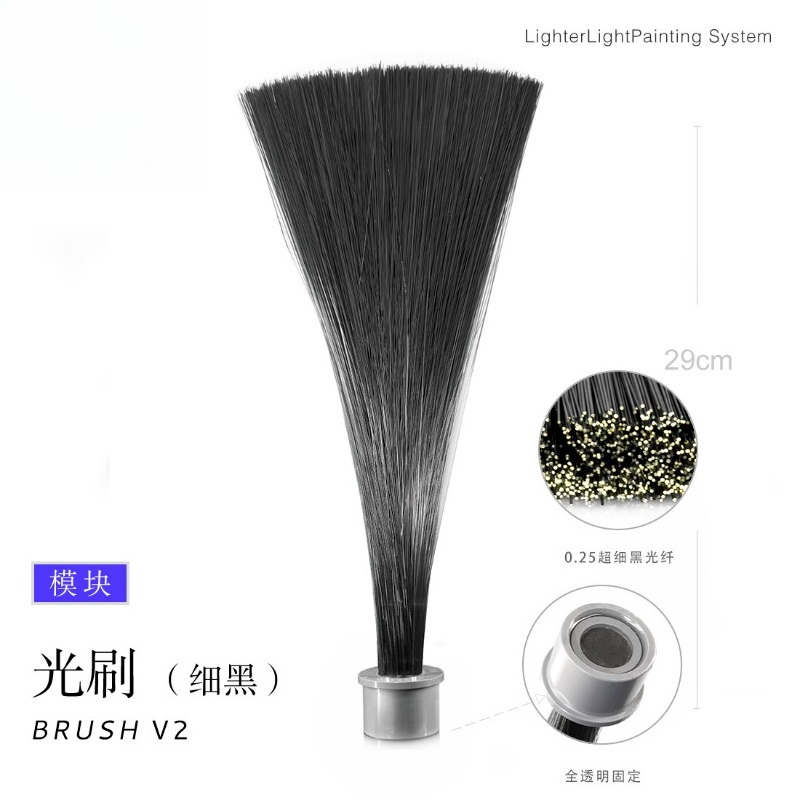 Photography Lighting Guides - โมดูลแปรงไฟ, อุปกรณ์ประกอบฉากสำหรับถ่ายภาพแสงในที่มืดแบบยาวนาน, ไฟนำแสงสีดำ, โคมไฟใยแก้วนำแสง