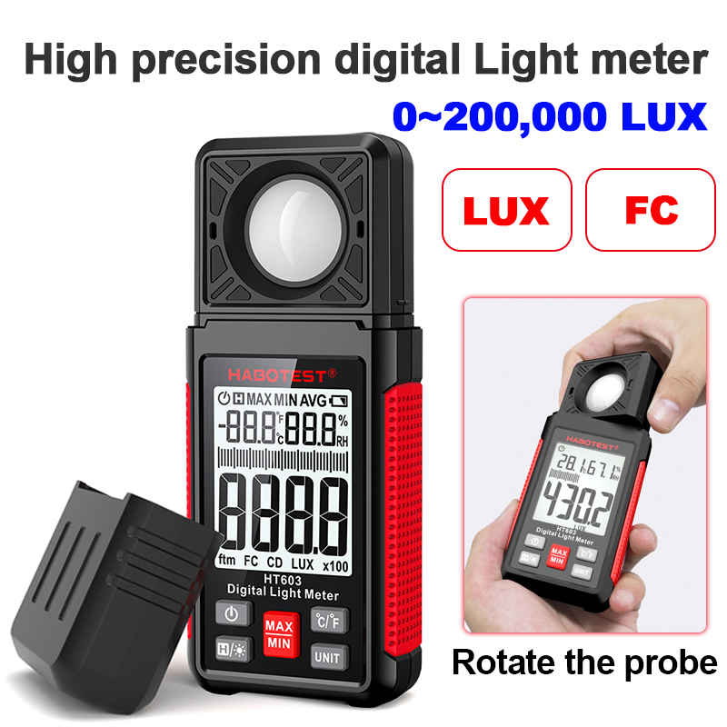 เครื่องวัดแสงดิจิตอล HT603 ช่ว - Photography Lighting Meter บทวิจารณ์และราคา