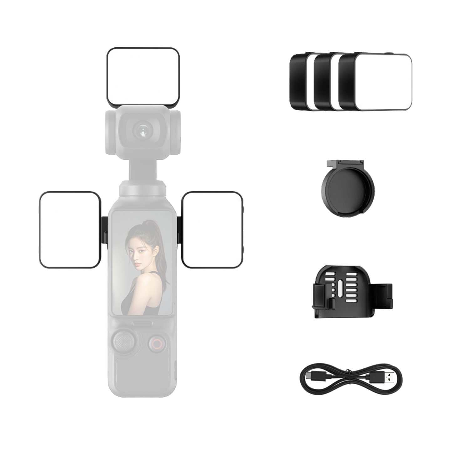 ไฟเติมแบบแม่เหล็กพกพาสำหรับ DJ - Photography Lighting Kit Portable บทวิจารณ์และราคา