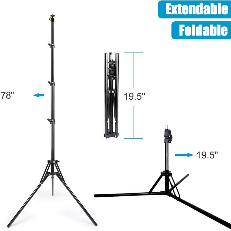 Nagnahz 78 ''ขาตั้งกล้อง, ขาตั - Photography Lighting Handheld บทวิจารณ์และราคา