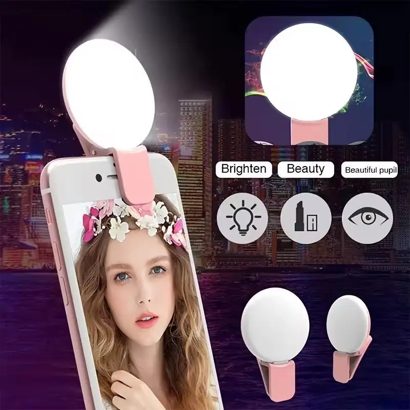 ไฟวงแหวนเซลฟี่ขนาดเล็กแบบพกพา  - Photography Lighting Game บทวิจารณ์และราคา