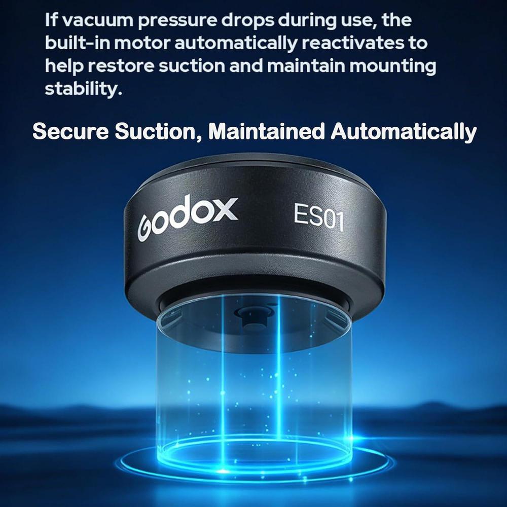 Godox ES01 ที่ยึดแบบสูญญากาศพร - Photography Lighting Description บทวิจารณ์และราคา