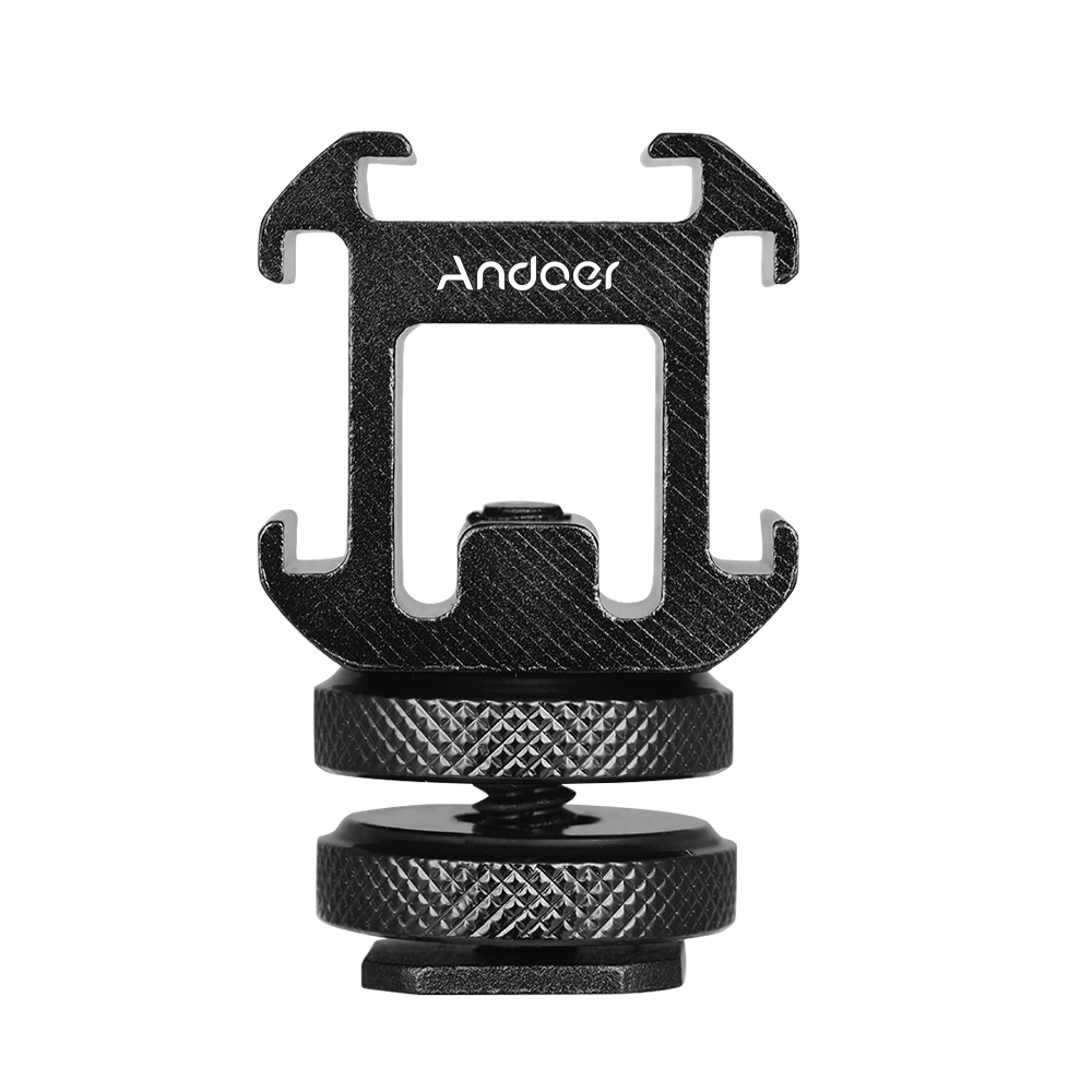 Andoer 3 Cold Shoe Mount Adapt - Photography Lighting Description บทวิจารณ์และราคา