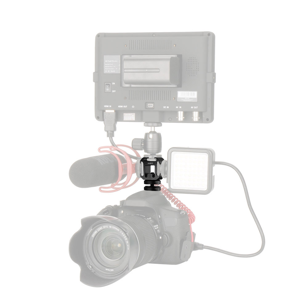 Andoer 3 Cold Shoe Mount Adapt - Photography Lighting Description บทวิจารณ์และราคา